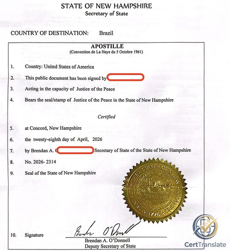 Preview of a divorce decree